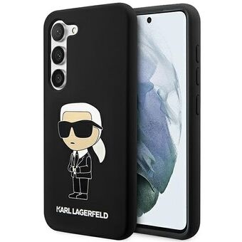 Karl Lagerfeld KLHCS23MSNIKBCK S23+ S916 hardcase svart/svart Silikon Ikonik