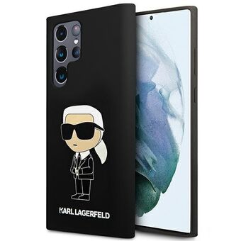 Karl Lagerfeld KLHCS23LSNIKBCK S23 Ultra S918 hardcase svart/sort Silikon Ikonik