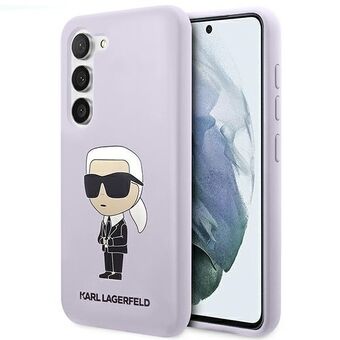 Karl Lagerfeld KLHCS23SSNIKBCU S23 S911 hardcase lilla/lilla Silikon Ikonik