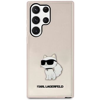 Karl Lagerfeld KLHCS23LHNCHTCP S23 Ultra S918 rosa/rosa hardcase Ikonik Choupette