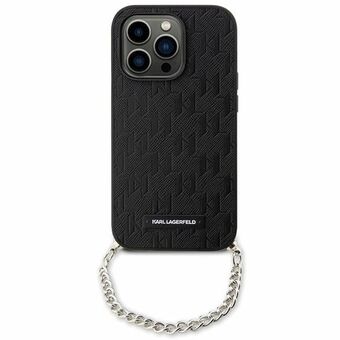 Karl Lagerfeld KLHCP14SSACKLHPK iPhone 14 6.1" svart/svart hardcase Saffiano Monogram Chain