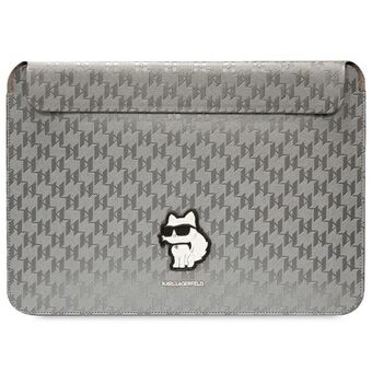 Karl Lagerfeld Sleeve KLCS14SAKHPCG 14" Sølv/Sølv Saffiano Monogram Choupette