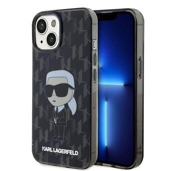 Karl Lagerfeld KLHCP15SHNKMKLK iPhone 15 / 14 / 13 6.1" svart hardcase Monogram Ikonik