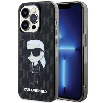 Karl Lagerfeld KLHCP15LHNKMKLK iPhone 15 Pro 6.1" svart/sort hardcase Monogram Ikonik