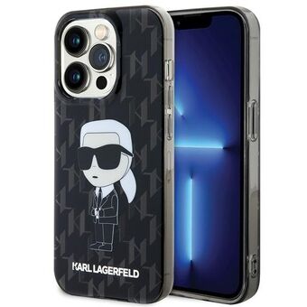 Karl Lagerfeld KLHCP15XHNKMKLK iPhone 15 Pro Max 6.7" svart hardcase Monogram Ikonik