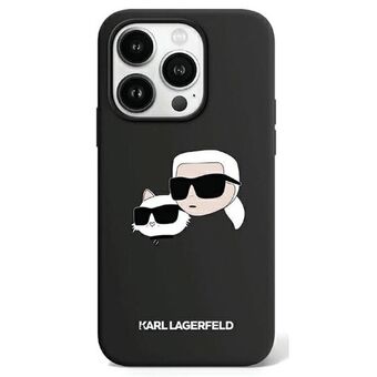 Karl Lagerfeld KLHMP15SSKCHPPLK iPhone 15 / 14 / 13 6.1" sort hardcase-silikon Karl & Choupette MagSafe