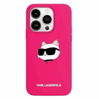 Karl Lagerfeld KLHMP15SSCHPPLF iPhone 15 / 14 / 13 6.1" rosa/fuchsia hardcase Silicone Choupette Head MagSafe