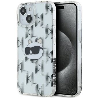 Karl Lagerfeld KLHCP15SHKLPCHT iPhone 15 / 14 / 13 6.1" gjennomsiktig hardcase IML Choupette Head & Monogram