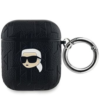 Karl Lagerfeld KLA2PGKIPK AirPods 1/2 deksel czarny/black Monogram Karl Head