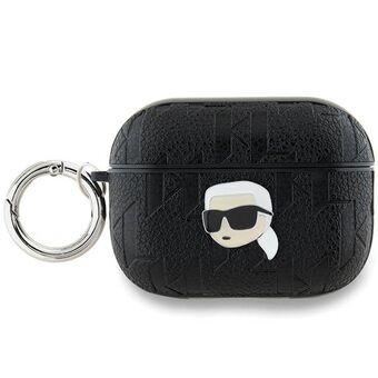 Karl Lagerfeld KLAP2PGKIPK AirPods Pro 2 (2022/2023) deksel czarny/svart Monogram Karl Head