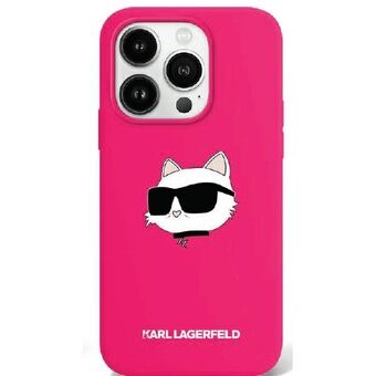 Karl Lagerfeld KLHMP16SSCHPPLF iPhone 16 6.1" fuksia/fuksia hardcase Silikon Choupette Head Print MagSafe