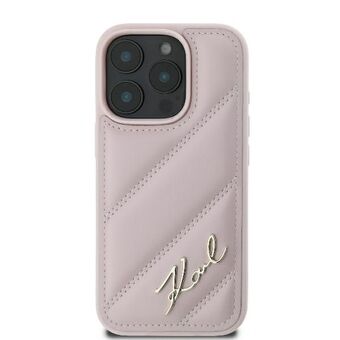 Karl Lagerfeld KLHCP16SPQDSMGP iPhone 16 6,1" rosa/pink hardcase Quilted Signature