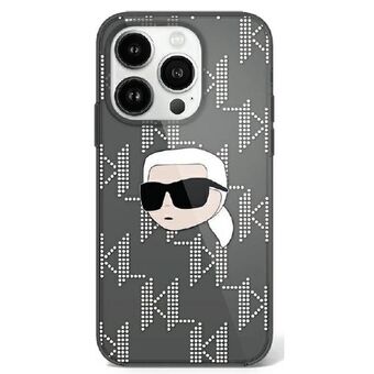 Karl Lagerfeld KLHCP16SHKLPKHK iPhone 16 6.1" svart/black hardcase IML Karl Head Electroplated