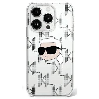 Karl Lagerfeld KLHCP16LHKLPKHT iPhone 16 Pro 6.3" gjennomsiktig/transparent hardcase IML Karl Head Electroplated