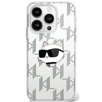 Karl Lagerfeld KLHCP16LHKLPCHT iPhone 16 Pro 6.3" gjennomsiktig/transparent hardcase IML Choupette Head Elekrobelagt