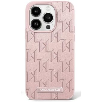 Karl Lagerfeld KLHMP16SPKHPORPP iPhone 16 6.1" rosa/pink hardcase Hot Stamp Magsafe