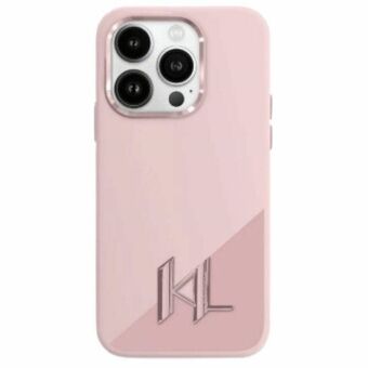 Karl Lagerfeld KLHMP16SSCMKMPCP iPhone 16 6.1" rosa/rosa hardcase Silikon Skygge Metall Initial MagSafe