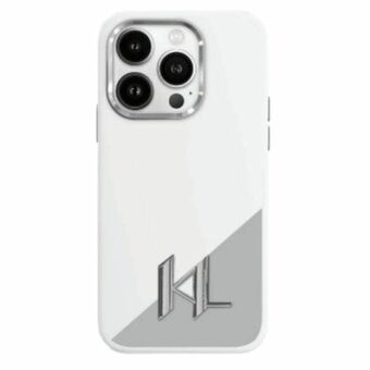 Karl Lagerfeld KLHMP16SSCMKMPCH iPhone 16 6,1" hvit/hvit hardcase Silikon Initial Metall Logo MagSafe