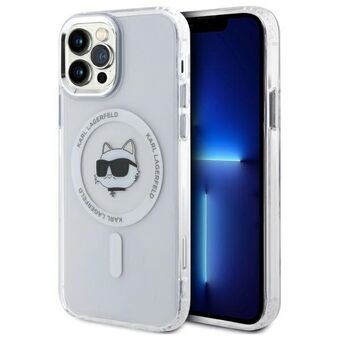 Karl Lagerfeld KLHMP12MHLSCHH iPhone 12 / 12 Pro 6,1" hvit/hardcase IML Metal Choupette Head MagSafe