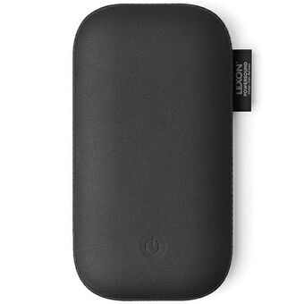 Lexon Powersound Powerbank induksjon 5000 mAh med bluetooth-høyttaler svart/svart LA128N