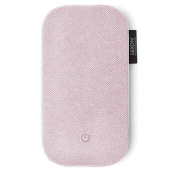 Lexon Powersound trådløs powerbank 5000 mAh med Bluetooth-høyttaler rosa/pink LA128P