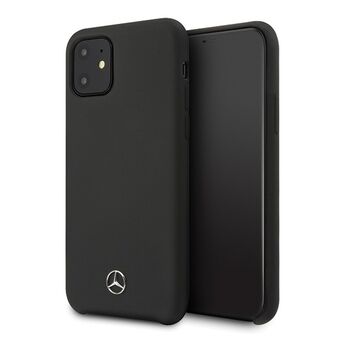 Mercedes MEHCP12SSILBK iPhone 12 mini 5,4" svart/svart hardcase Silicone Line