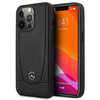 Mercedes MEHCP15XARMBK iPhone 15 Pro Max 6.7" svart/svart hardcase Leather Urban