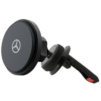 Mercedes magnetisk holder MEMWCCK for ventilasjons-/vindusrist svart/black Silver Stars MagSafe