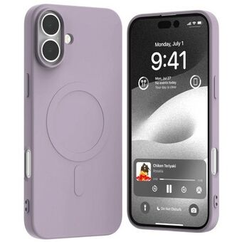 Mercury MagSafe Semi-Silicone iPhone 16 Plus 6,7" lilla fiolett /lilac purple