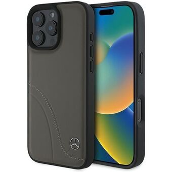 Mercedes MEHCP16X23RBCSB iPhone 16 Pro Max 6.9" brun/brun hardcase MB Buede Sting Lær