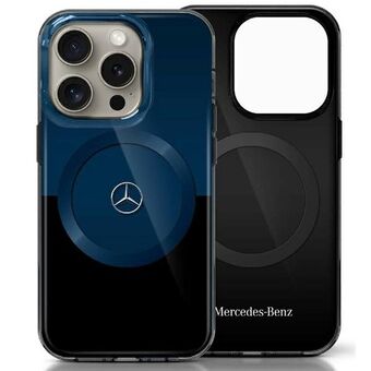 Mercedes MEHMP16X23HBIKV iPhone 16 Pro Max 6.9" svart blå/hardcase MB Double Layer BiColor MagSafe