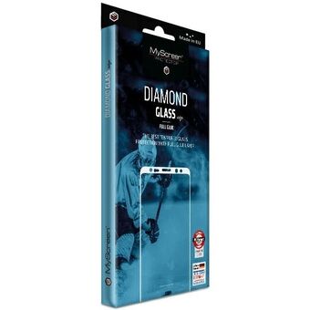 MS Diamond Glass Edge FG for iPhone X/XS/11 Pro, svart/svart Full Glue.