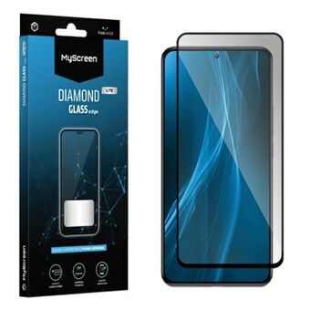 MS Diamond Glass Edge Lite FG er kompatibel med Xiaomi Redmi 12 5G/4G/12R.