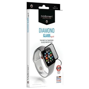 MS Diamond Glass Edge 3D 2.5D Apple Watch Ultra/Ultra 2 49mm sølv/silver