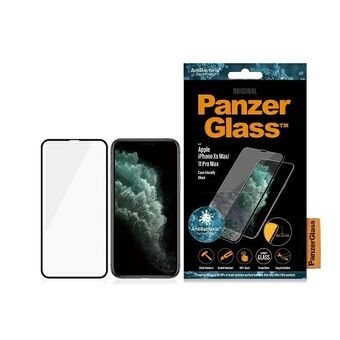 PanzerGlass E2E Super+ iPhone XS Max / 11 Pro Max-etui som er kompatibelt med etuivennlighet, antibakteriell, svart.