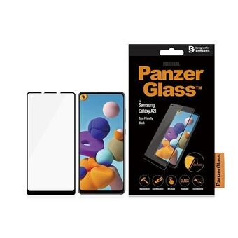 PanzerGlass E2E Vanlig Samsung A21 A215 Veske Friendly svart / svart