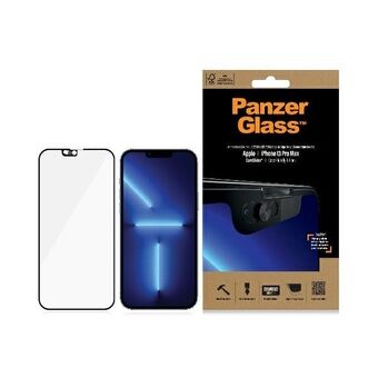 PanzerGlass E2E Microfracture iPhone 13 Pro Max 6,7" CamSlider Cover Friendly AntiBacterial svart / svart 2749