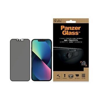 PanzerGlass E2E Mikrobrudd iPhone 13 / 13 Pro 6,1" Dekselvennlig CamSlider Personvern Antibakteriell svart/sort P2748