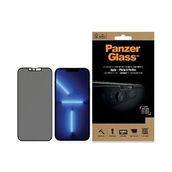 PanzerGlass E2E Microfracture iPhone 13 Pro Max 6,7" Case Friendly CamSlider Privacy Antibacterial, svart/svart P2749.