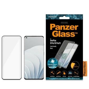 PanzerGlass E2E MicroFracture OnePlus 9 Pro/10 Pro/11 Case Friendly, svart/svart, antibakteriell.