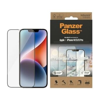 PanzerGlass Ultra-Wide Fit iPhone 14 / 13 Pro / 13 6,1" Skjermbeskyttelse Anti-reflekterende Antibakteriell Enkel Justeringsverktøy Inkludert 2787