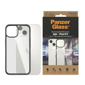 PanzerGlass ClearCase iPhone 14 / 15 / 13 6.1" Antibakteriell svart/sort 0405