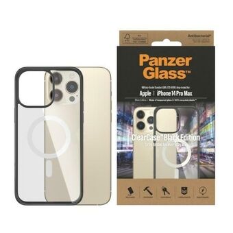 PanzerGlass ClearCase MagSafe iPhone 14 Pro Max 6,7" Antibakteriell svart/sort 0416