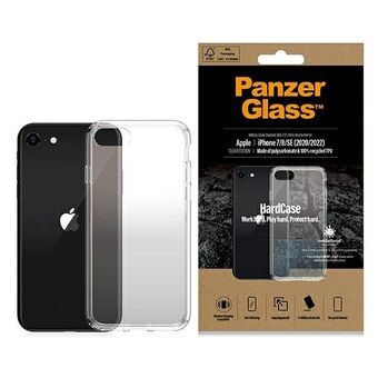 PanzerGlass HardCase for iPhone SE 2022 / SE 2020 / 7 / 8. Antibakteriell. Militærklasse. Tangerine transparent. 0377.