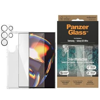 PanzerGlass-bunt 3i1 Sam S23 Ultra S918 hardtui + skjermbeskytter + kamerlinse 0435+7317