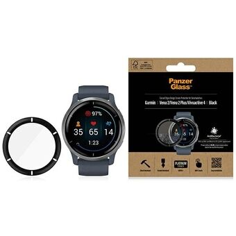 PanzerGlass SmartWatch Garmin Venu 2 / Venu 2 Plus / Vivoactive 4 svart / svart 3652