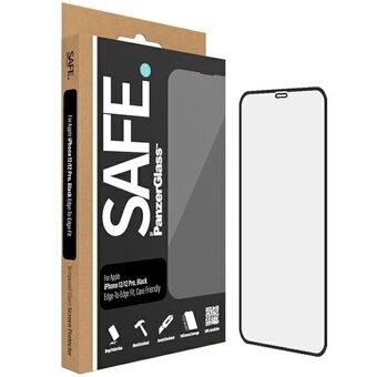 SAFE av PanzerGlass iPhone 12 / 12 Pro Skjermbeskyttelse Kant-til-kant svart/sort SAFE95022