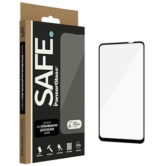 SAFE fra PanzerGlass for Lenovo K15 Plus / Motorola Moto G22 / E32 / E32s skjermbeskyttelse med Edge-to-Edge i svart. SAFE95110