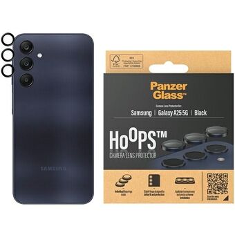 PanzerGlass Hoops Camera Sam A25 5G czarny/svart 1225 kamerlinsebeskytter "hoop" optiske ringer.