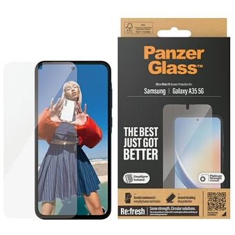 PanzerGlass Ultra-Wide Fit Sam A35 5G A356 Skjermbeskyttelse Easy Aligner Inkludert 7357